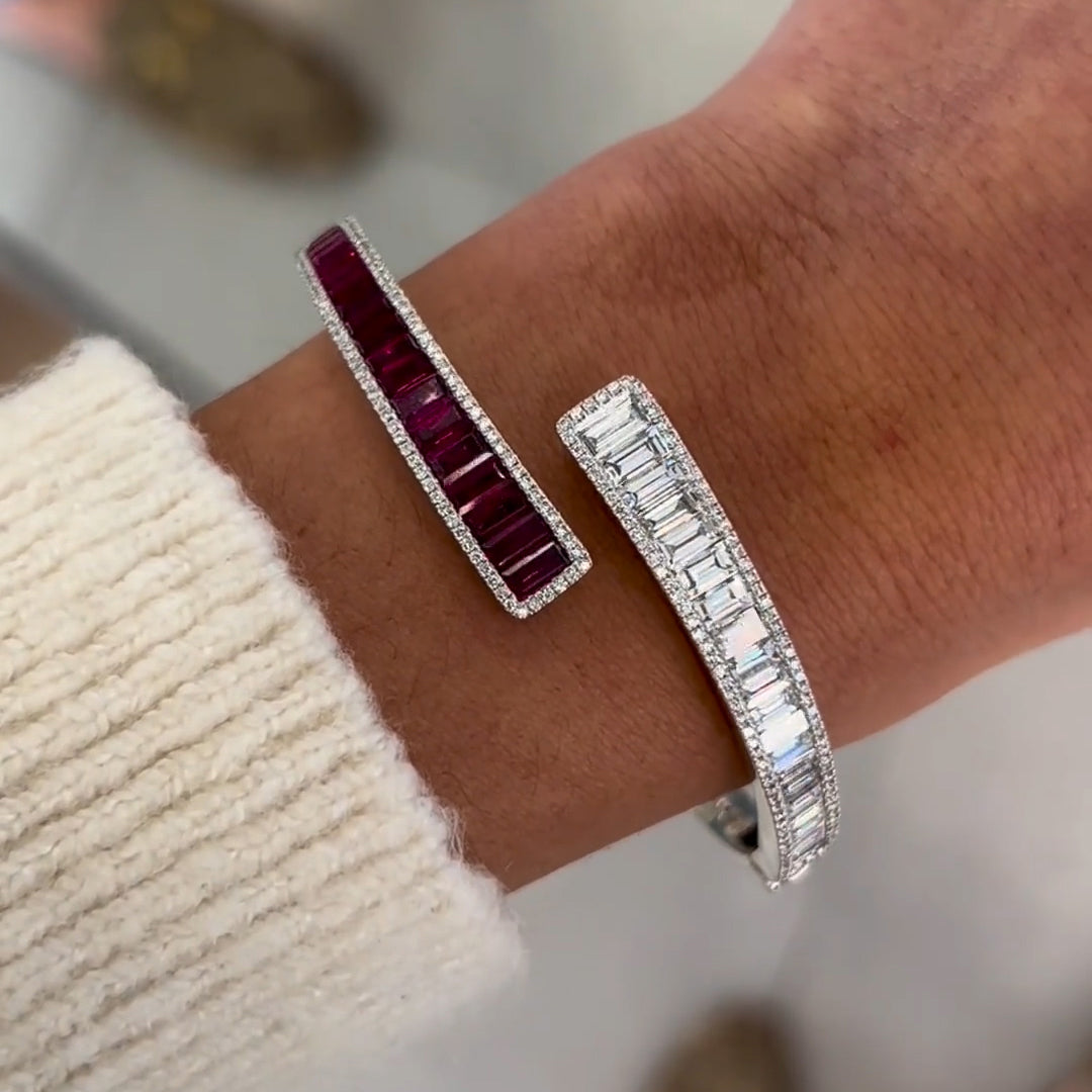 Ruby and diamond bracelet of our dreams -JOSHINY