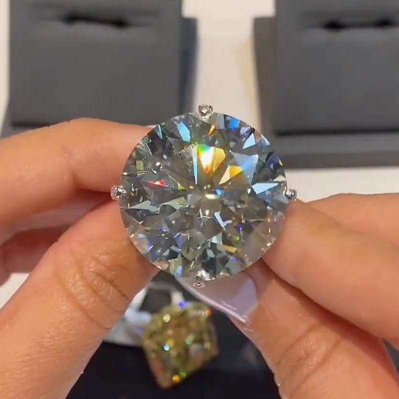 22ct Round Cut Luxury Diamond Ring -JOSHINY