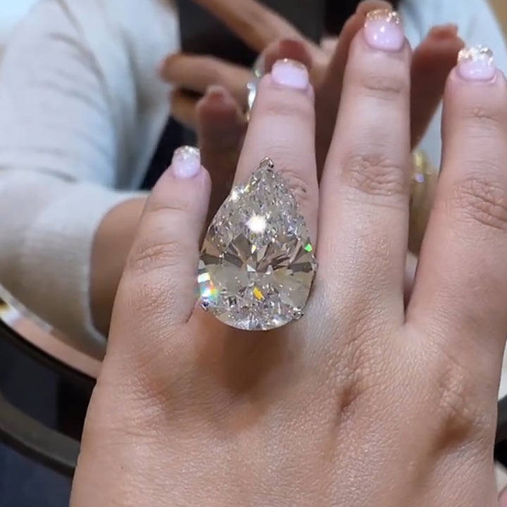 10 Carat Diamond Ring Pear Carat Pear Shaped Diamond Ring Pear Shaped Engagement Rings On Sale