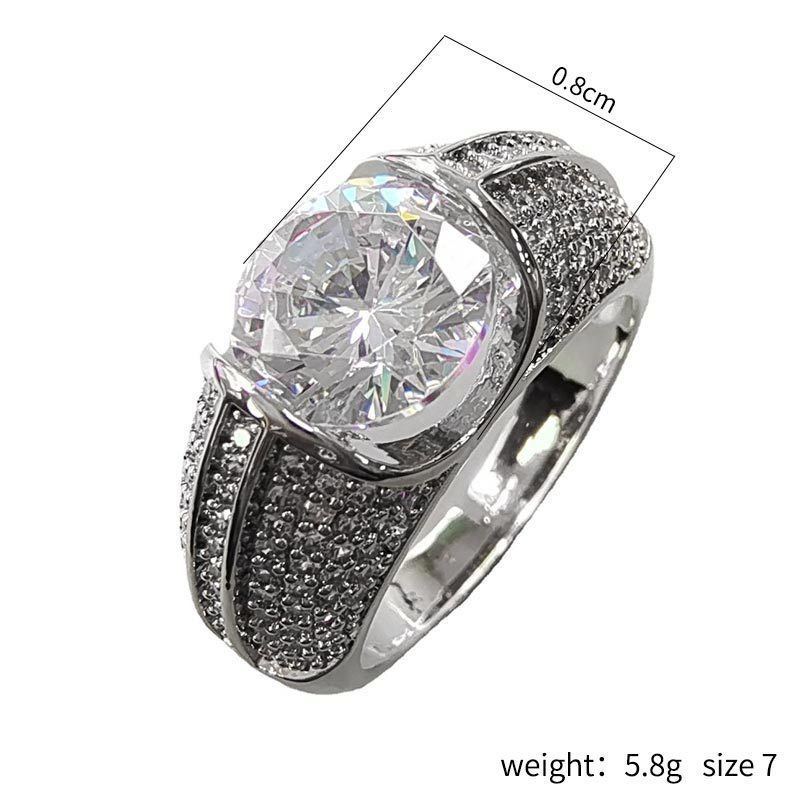 Eight Hearts and Eight Arrows Unisex Gemstone Ring -JOSHINY