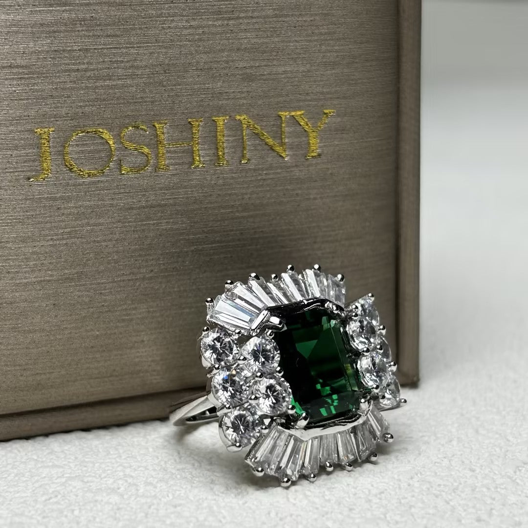 5.68Ctw Emerald Ring-JOSHINY
