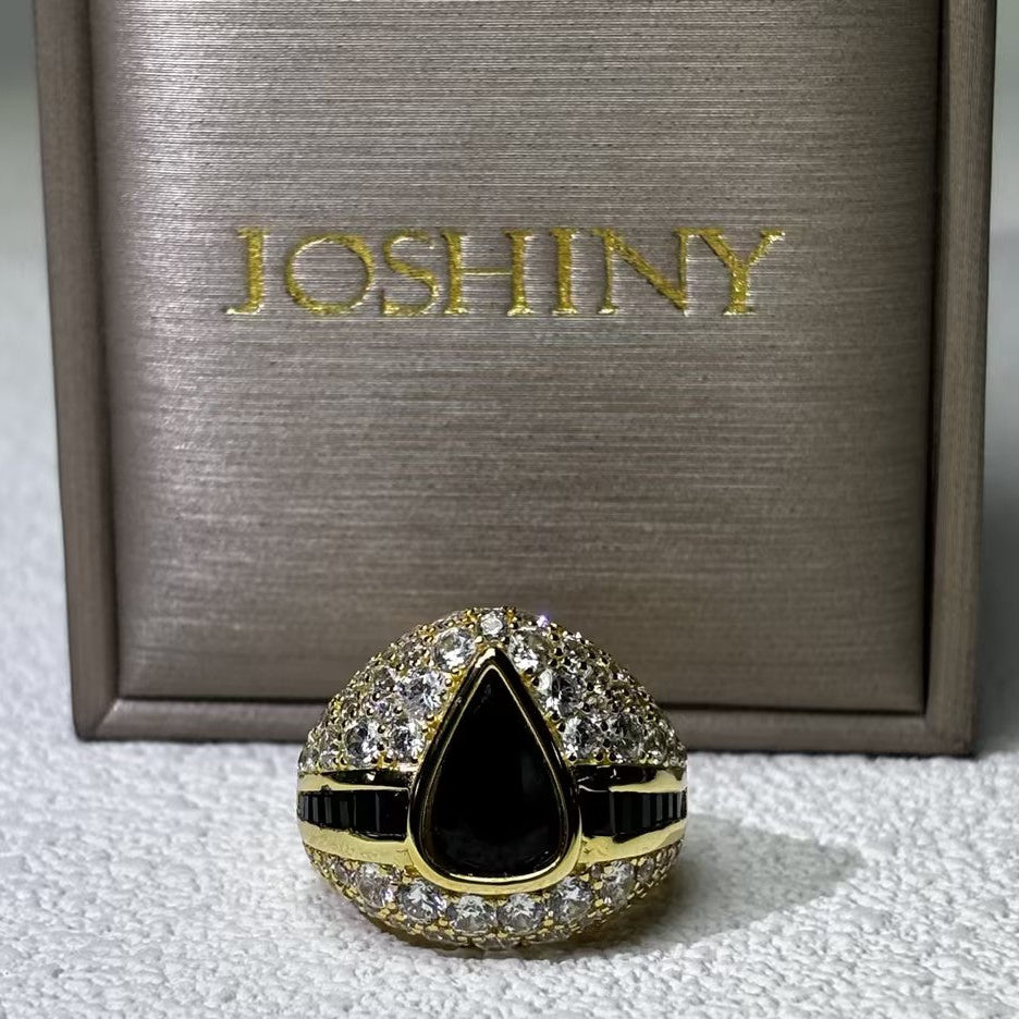 4Ctw Vintage Spinel Ring-JOSHINY