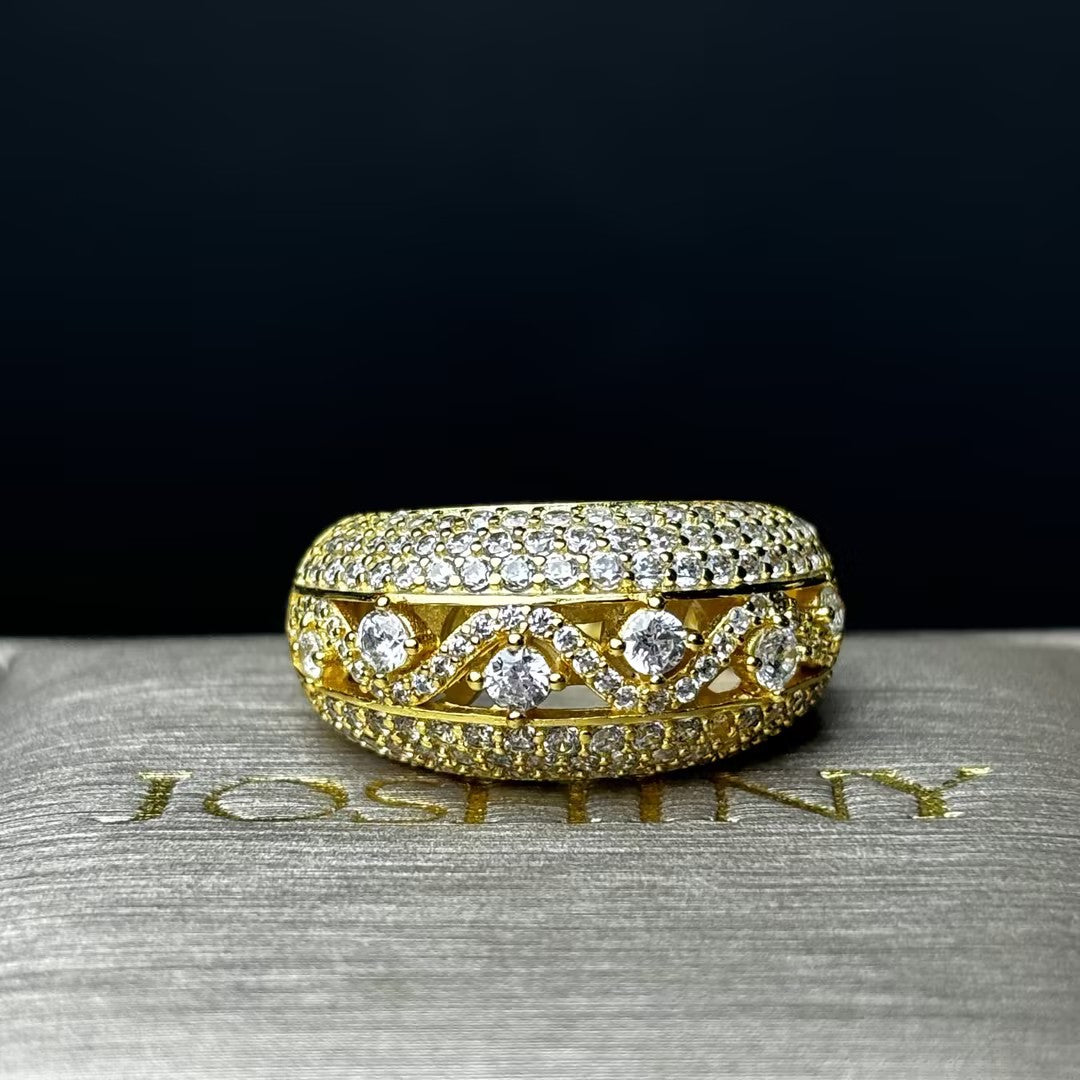 2.0ctw Vintage-Style Gemstone Earrings and Ring-JOSHINY