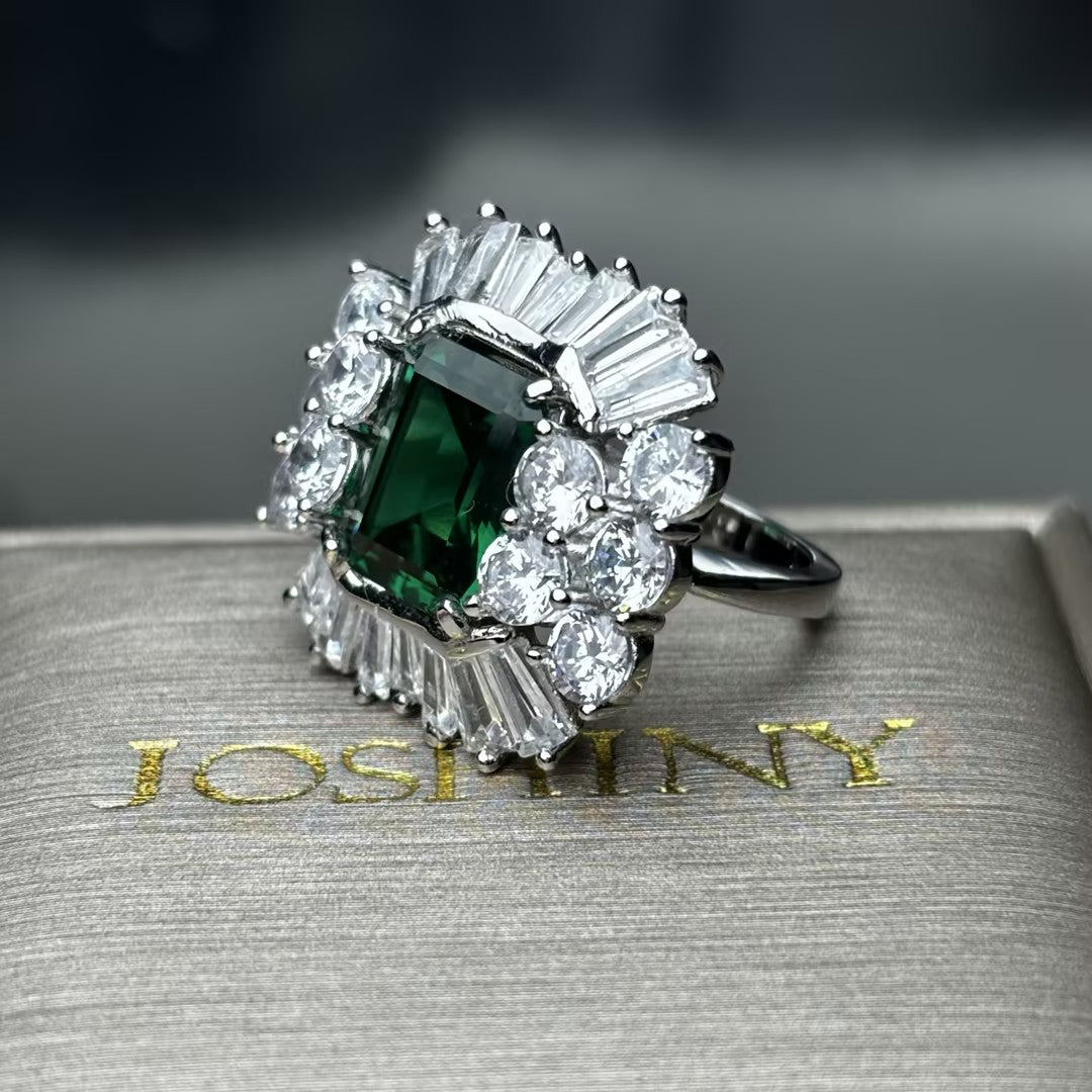 5.68Ctw Emerald Ring-JOSHINY