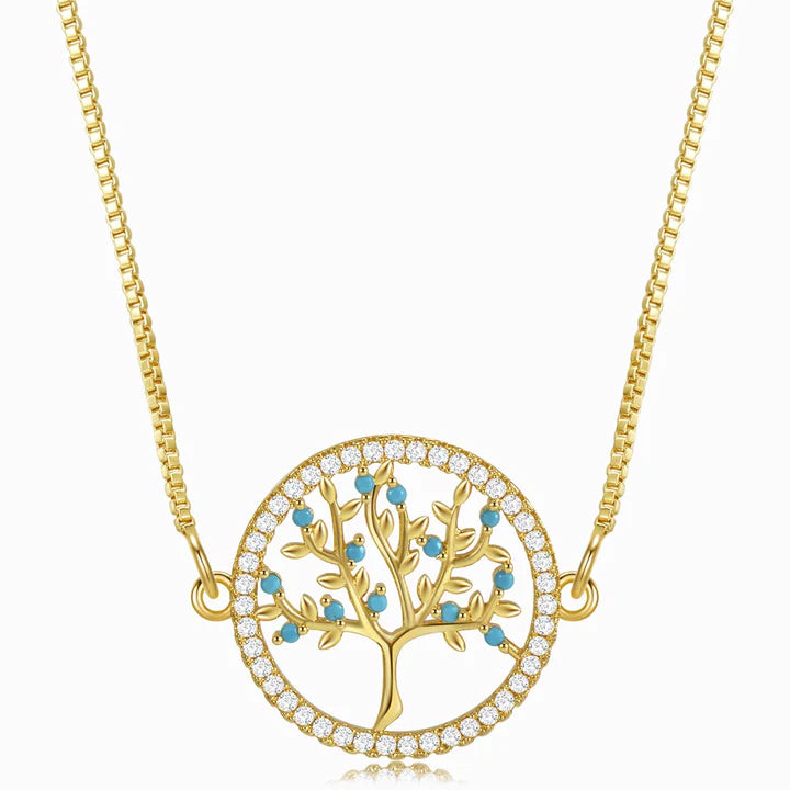 Exquisite Multi Tree of Life Necklace -JOSHINY