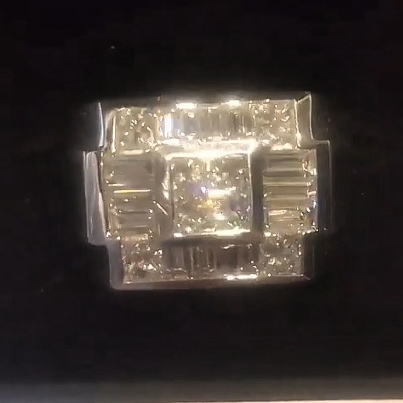 3.98ctw Square Personalized Gemstone Ring-JOSHINY