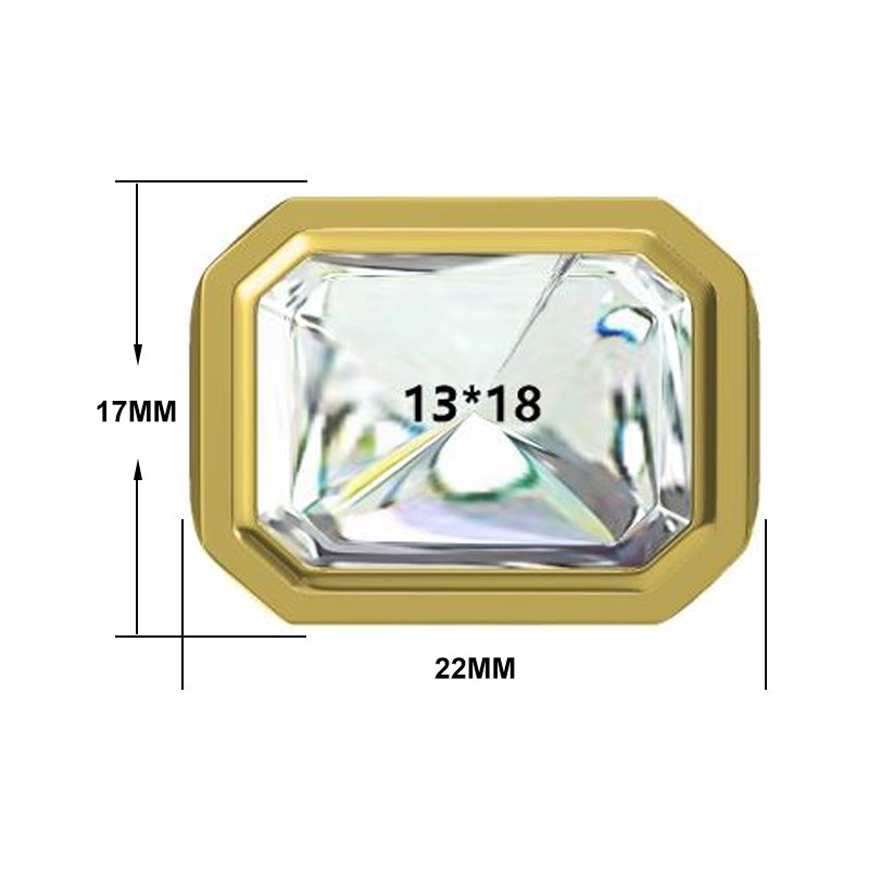 7.71ct Emerald Cut Bezel Set Contemporary Style Diamond Ring -JOSHINY