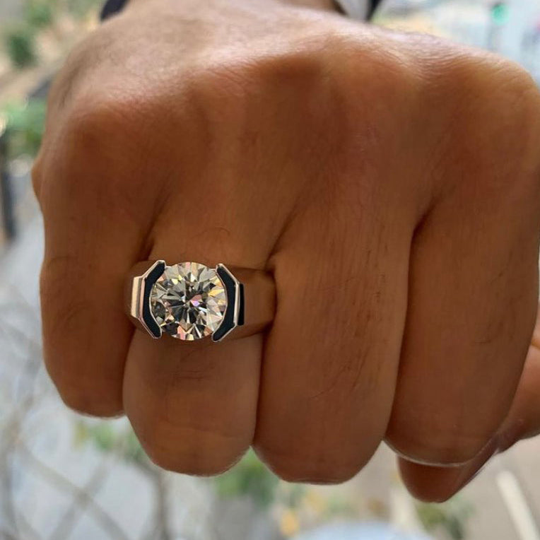 4 ctw Round Cut Solitaire Engagement Ring