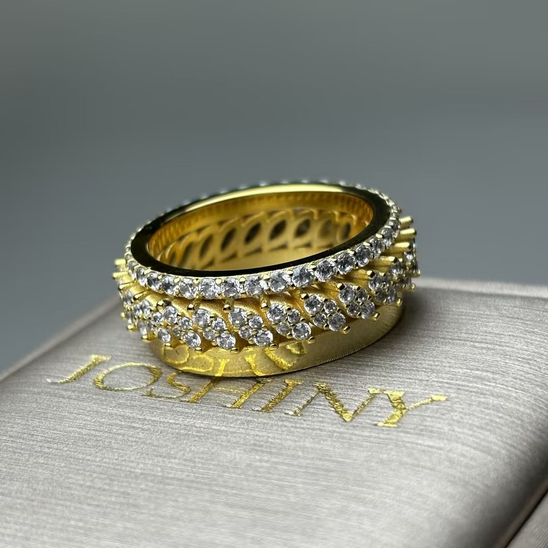 1.3ctw round brilliant cut triple band-JOSHINY