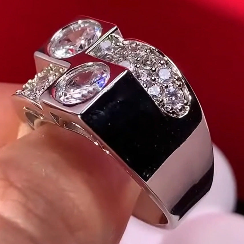 4.22ctw Old European Cut French Art Ring-JOSHINY