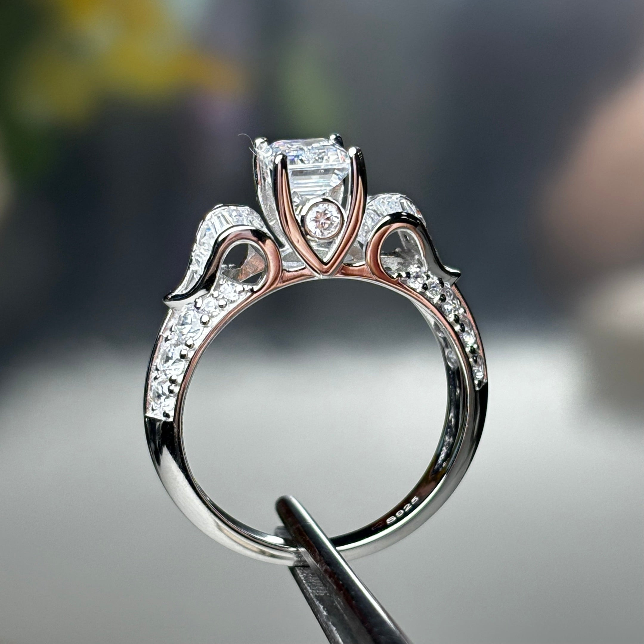 Exquisite 2 ctw Multi-Cut White Gemstone Engagement Ring -JOSHINY