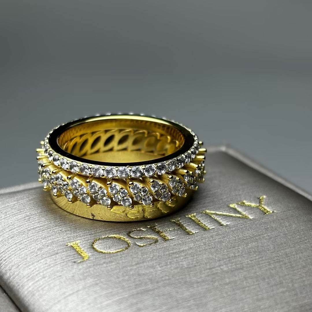 1.3ctw round brilliant cut triple band-JOSHINY