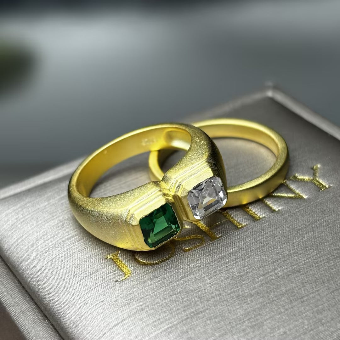 Double Pyramid Stacked Rings-JOSHINY