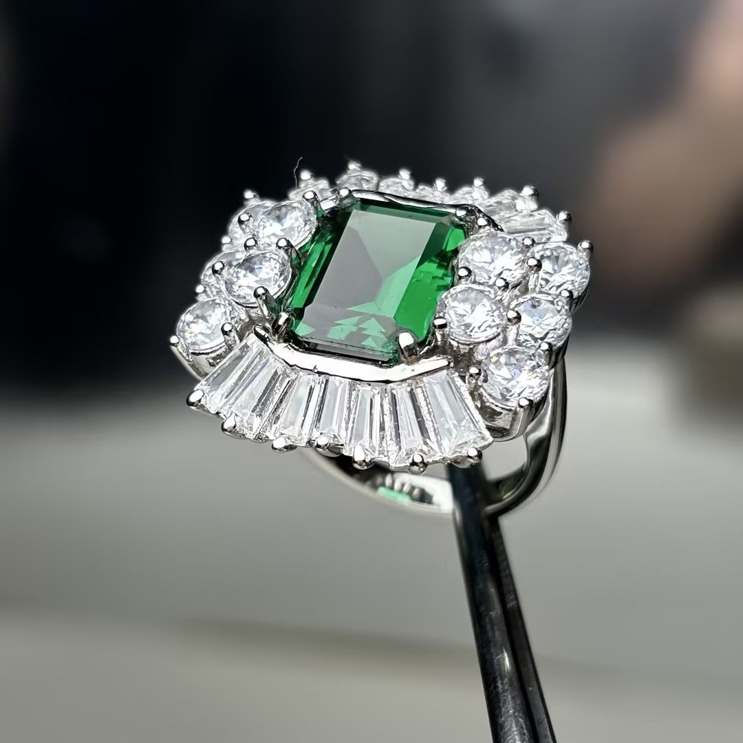 5.68Ctw Emerald Ring-JOSHINY