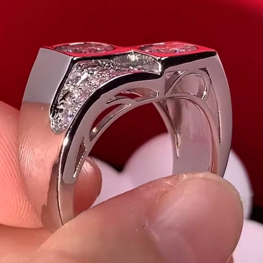 4.22ctw Old European Cut French Art Ring-JOSHINY