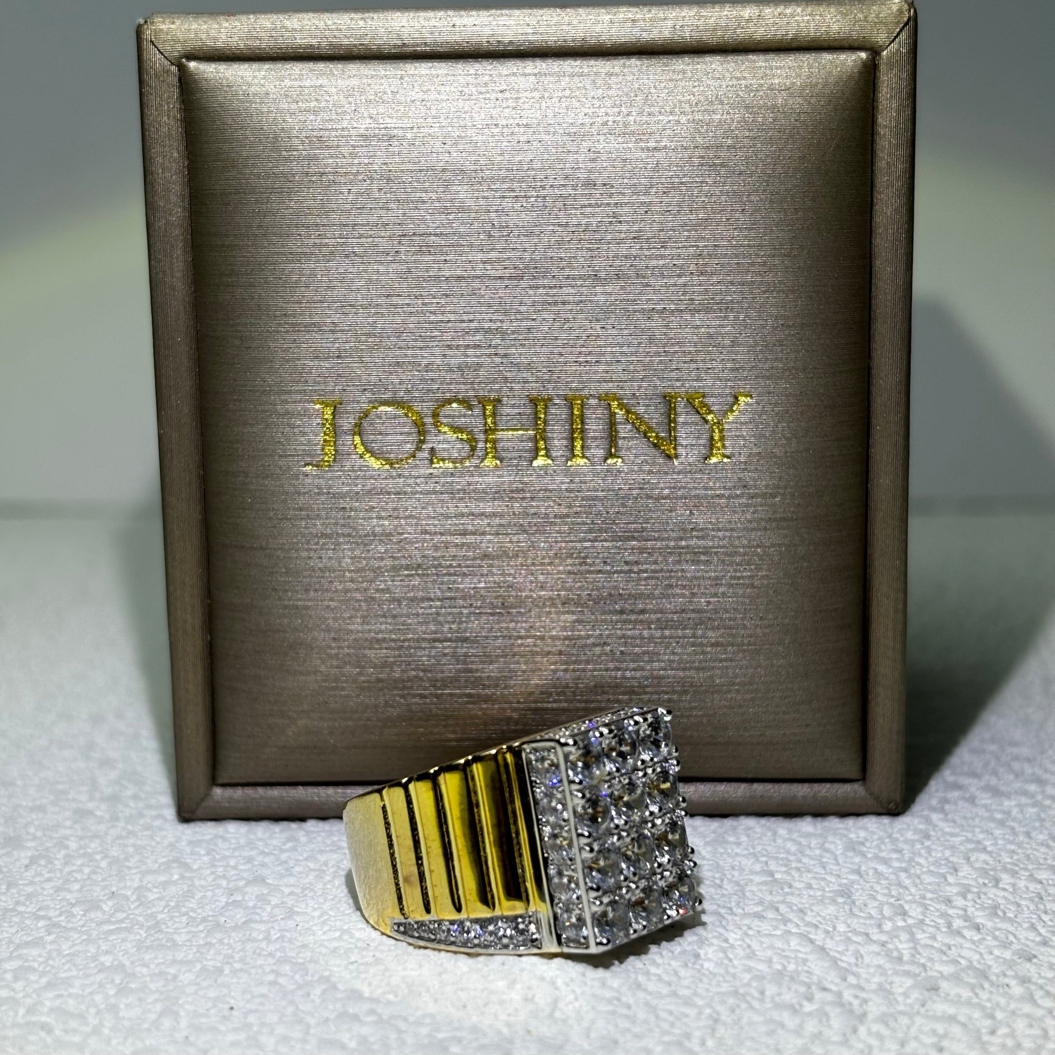 1.85Ctw Round Gemstone Revival Art Ring-JOSHINY