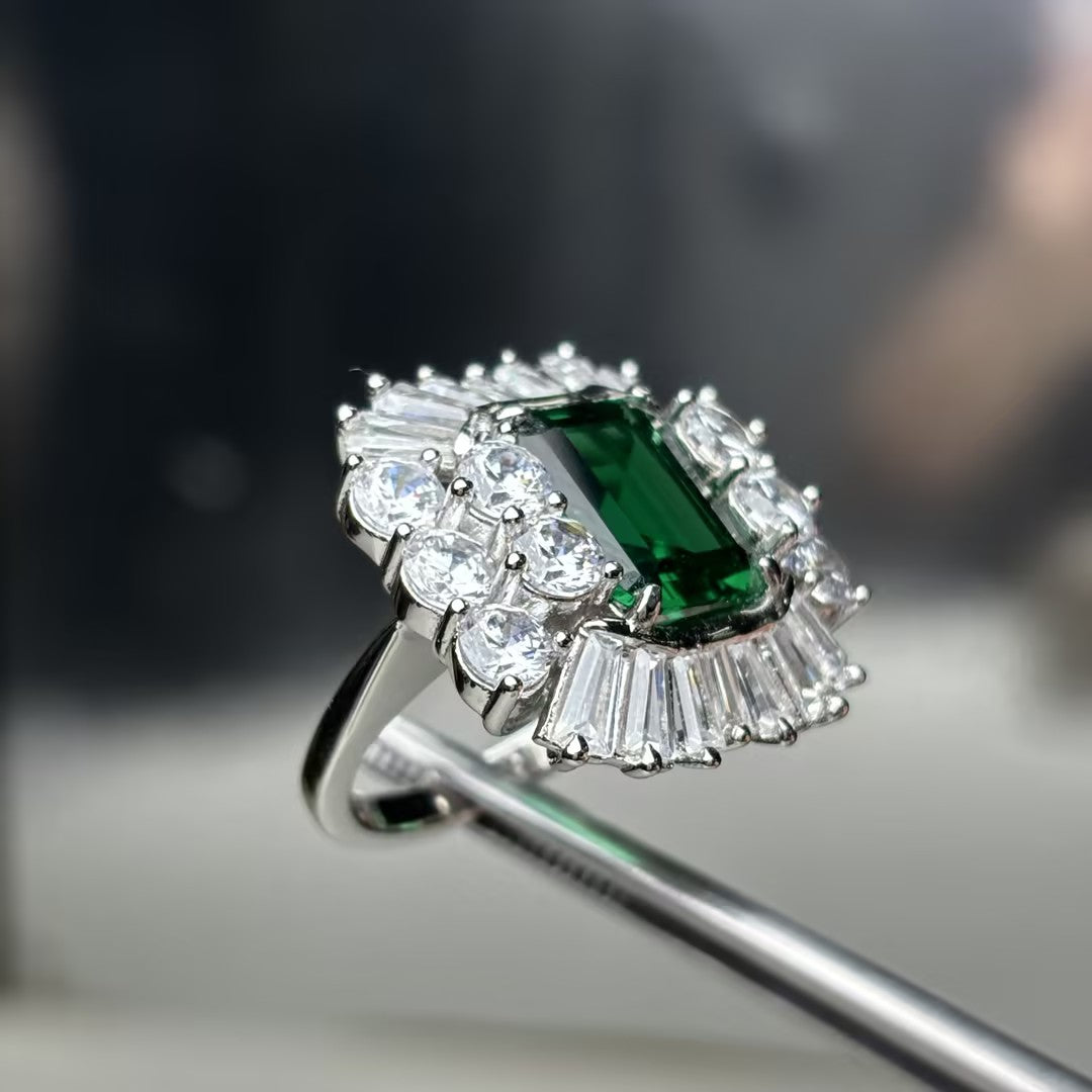 5.68Ctw Emerald Ring-JOSHINY