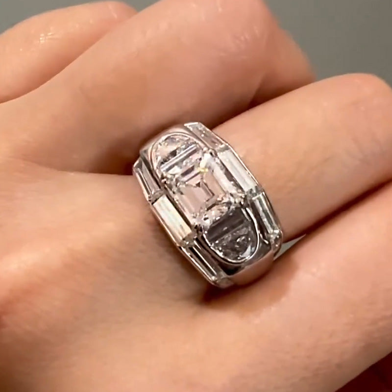 3ct Multi-Cut Cocktail Wedding Ring -joshiny