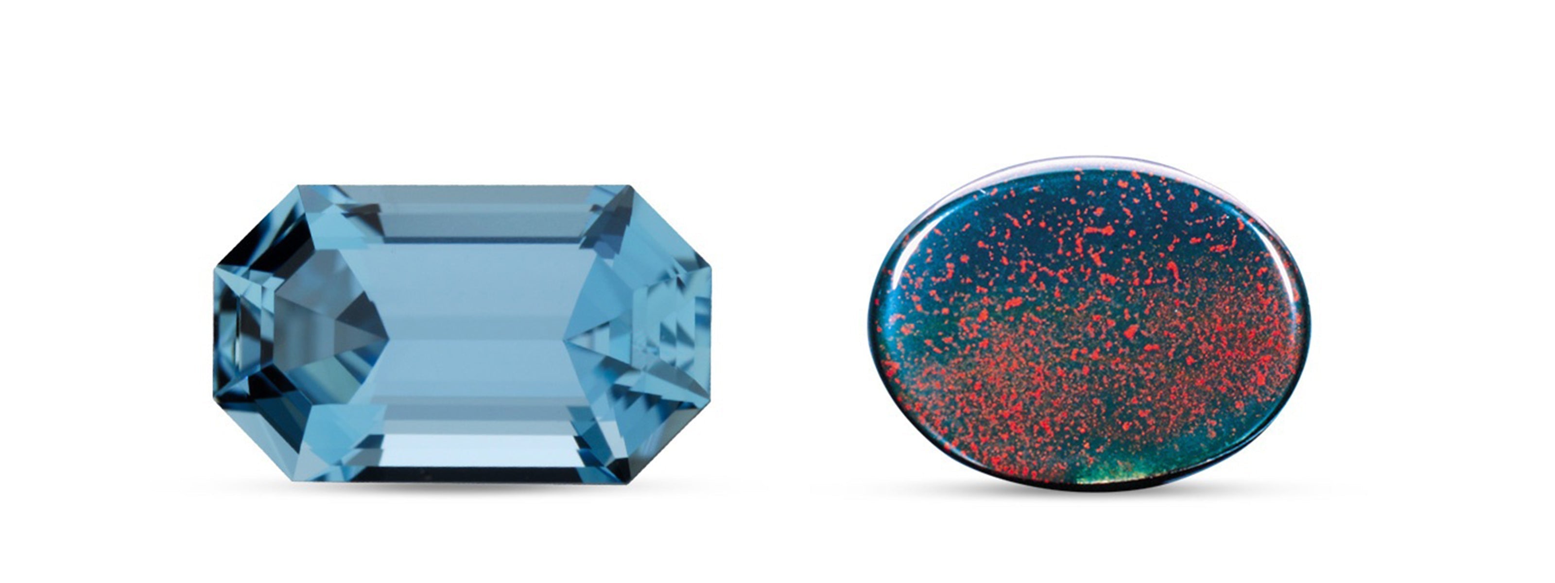 March Birthstone---Aquamarine and Bloodstone