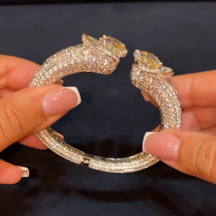 Gorgeous Oval Cut Diamond Bracelet -JOSHINY