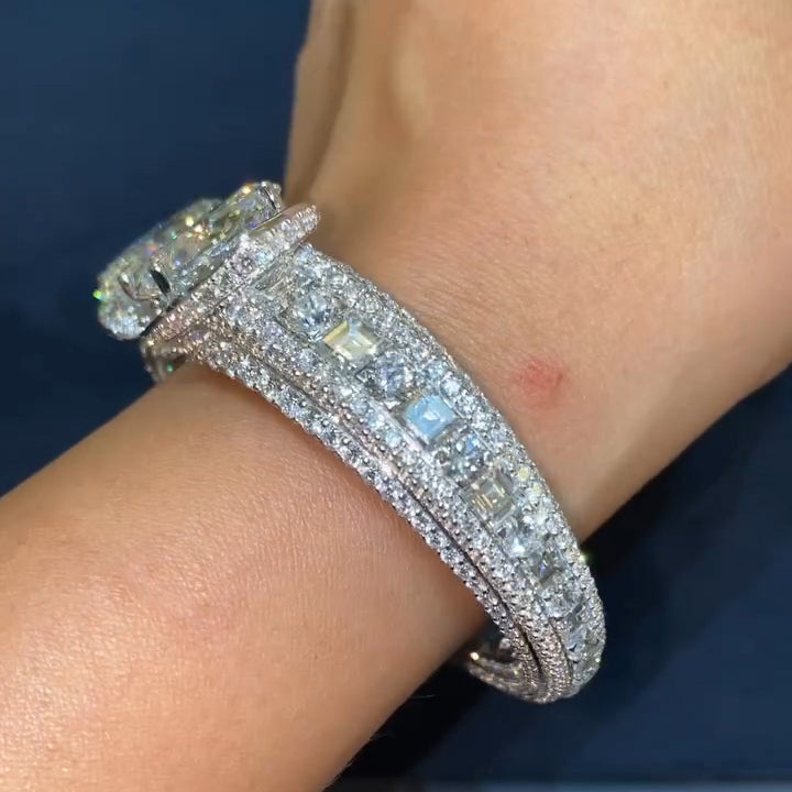 Gorgeous Oval Cut Diamond Bracelet -JOSHINY