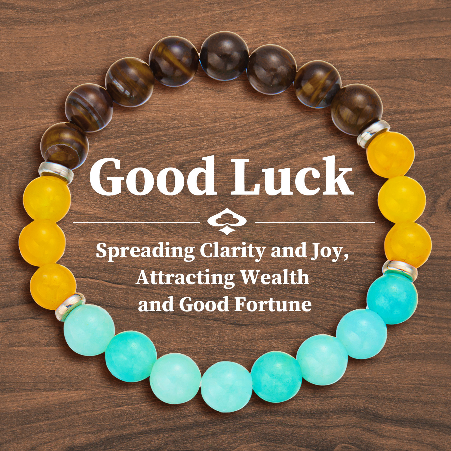 Natural Stone Good Luck Bracelet-JOSHINY