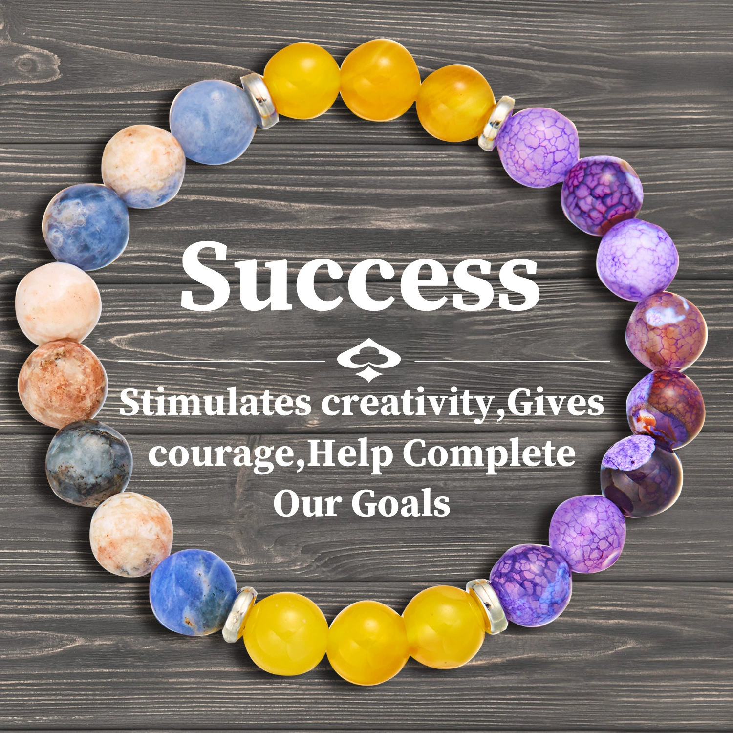 Natural Stone Good Luck Bracelet-JOSHINY