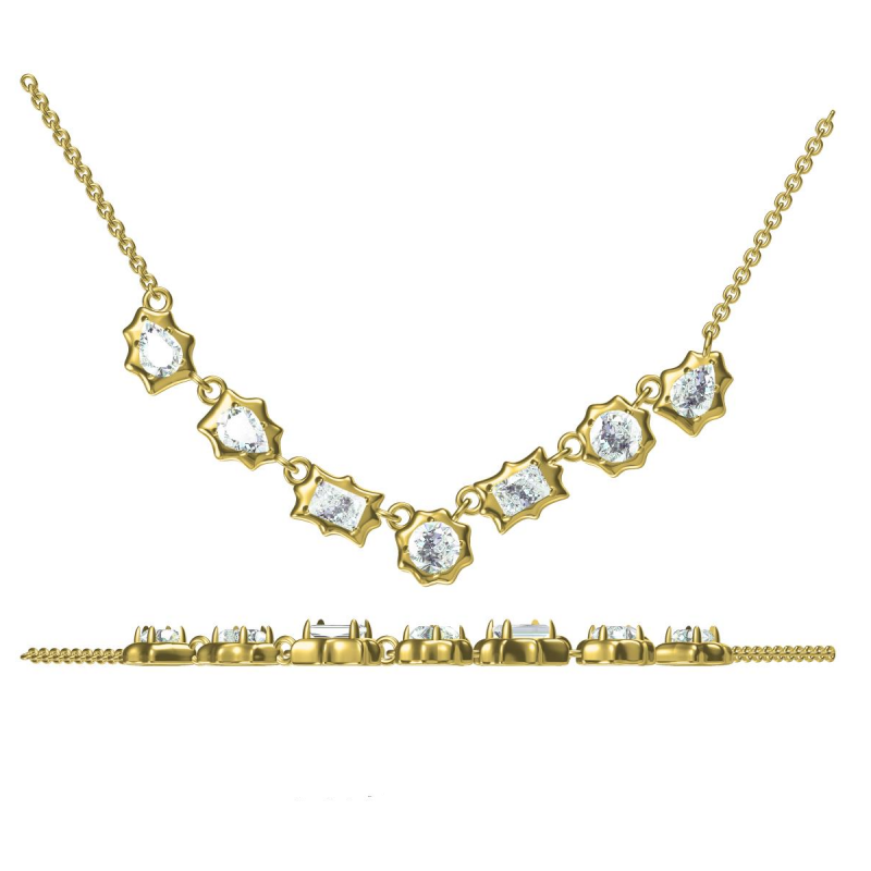 Versatile Dream Gemstone Necklace-JOSHINY