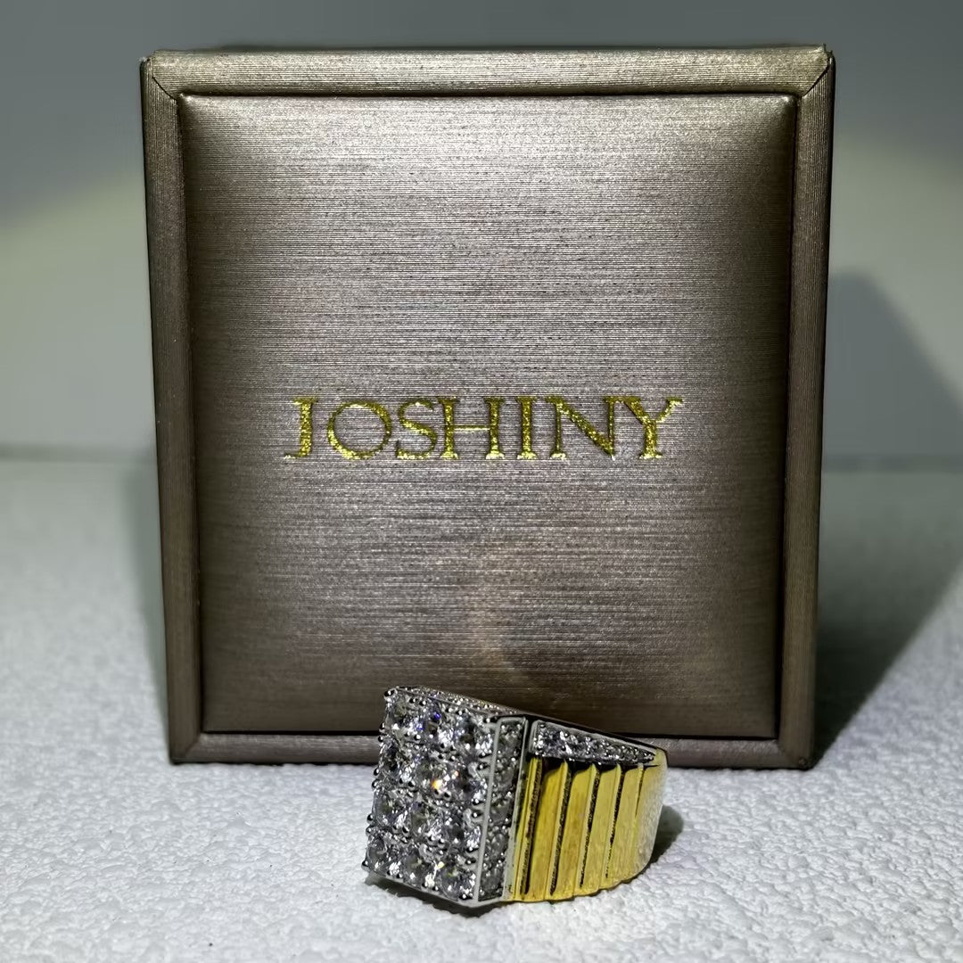 1.85Ctw Round Gemstone Revival Art Ring-JOSHINY