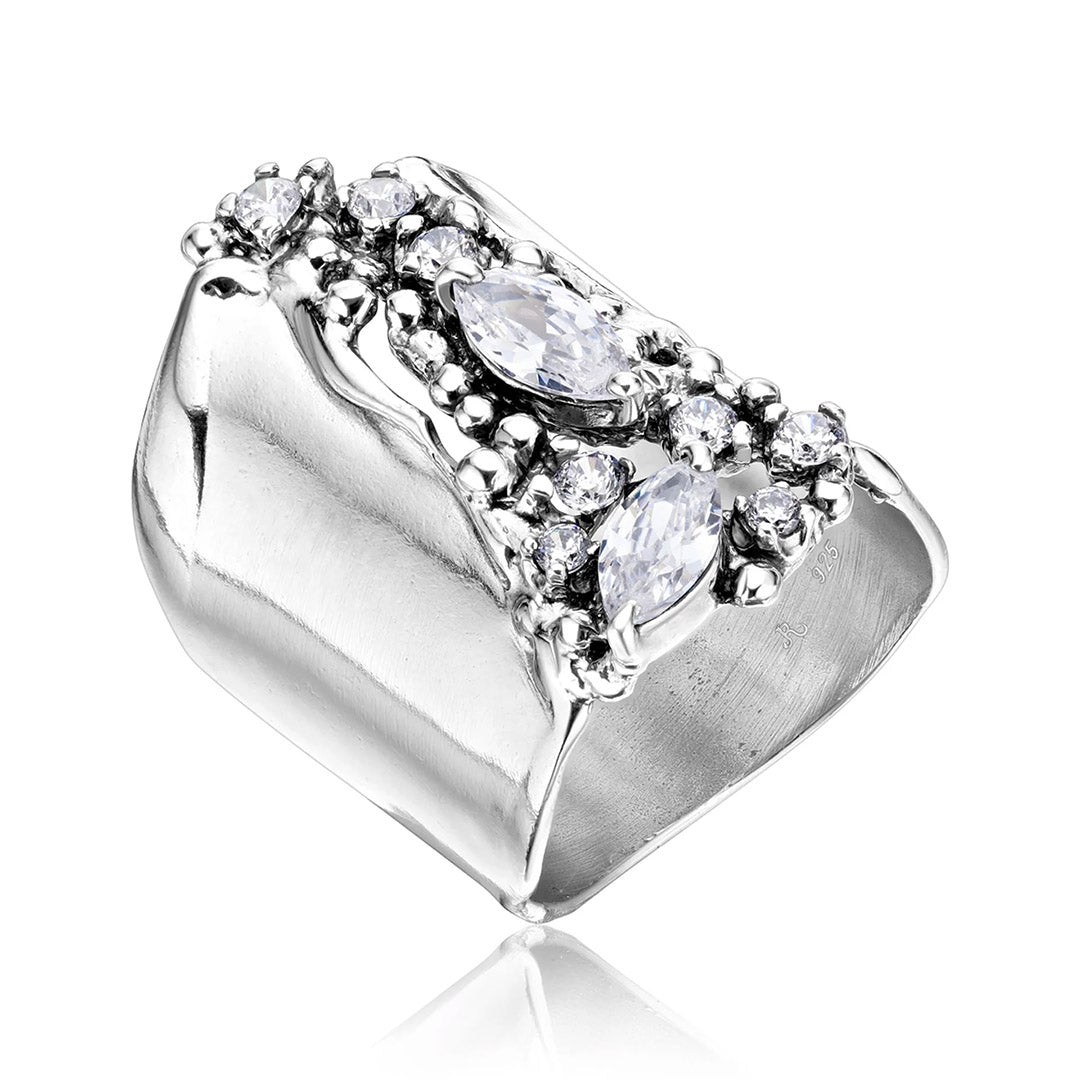 2.87ctw Marquise Cut Long Personalised Ring