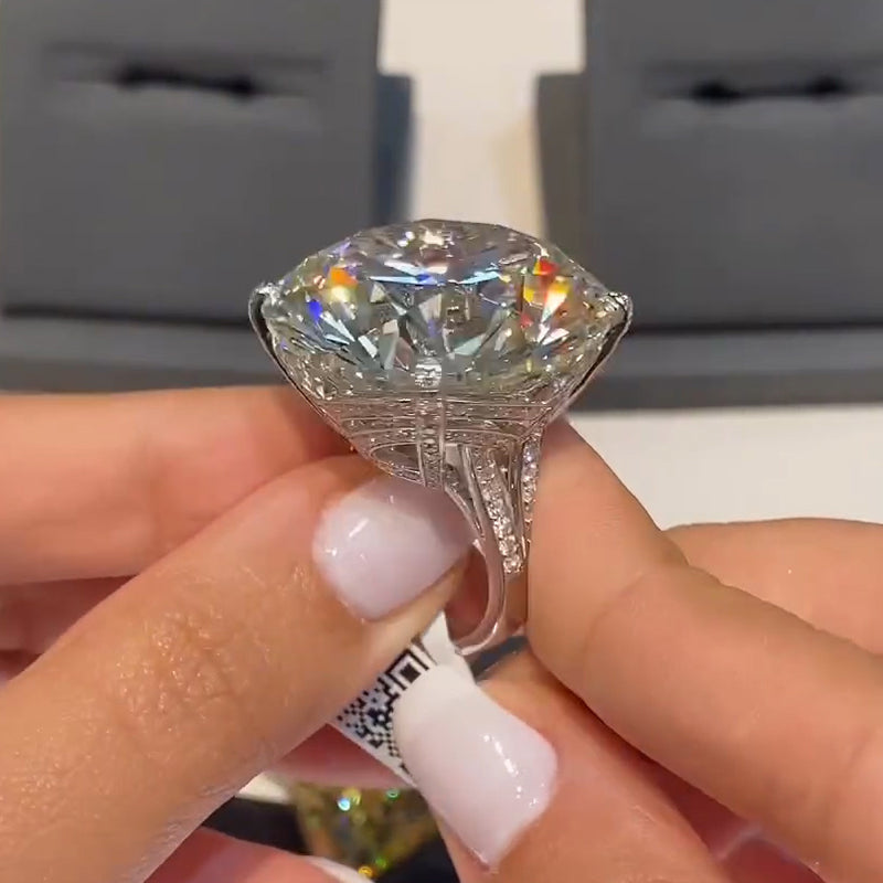 Big Diamond Biggest Diamond Wedding Ring World's Largest