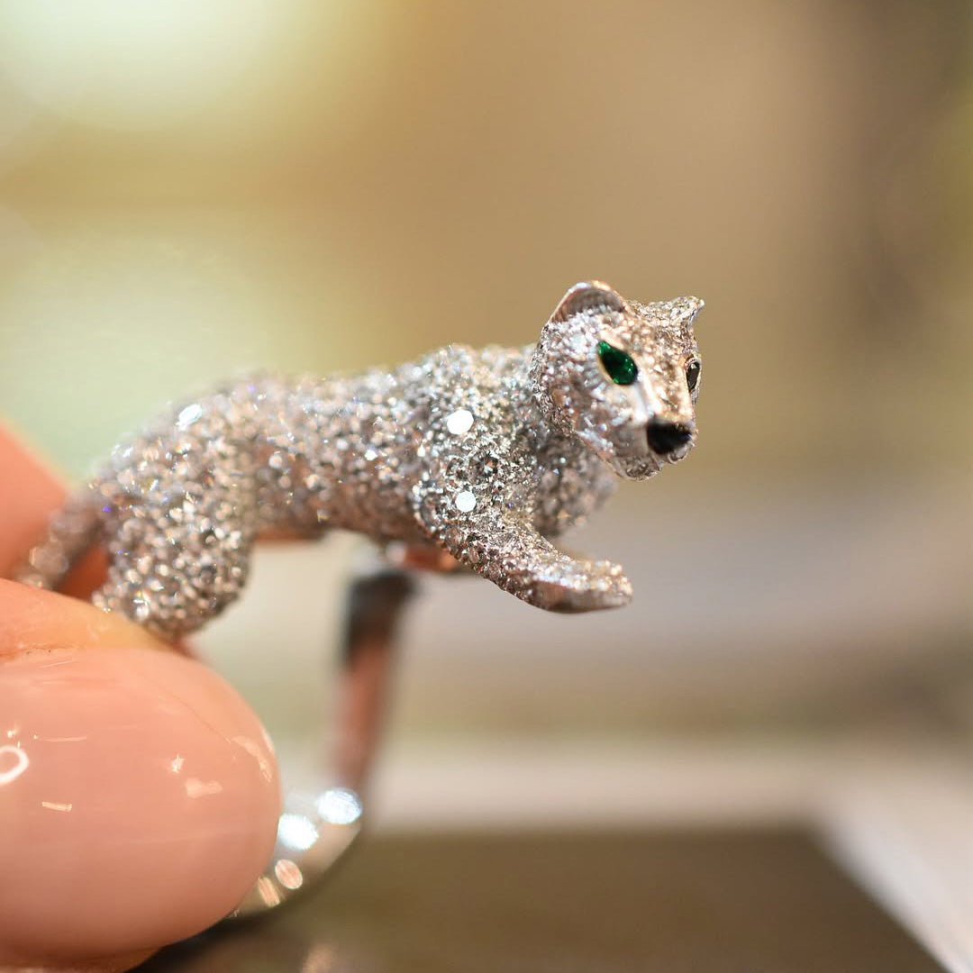 3.0Ctw Panther Ring-JOSHINY