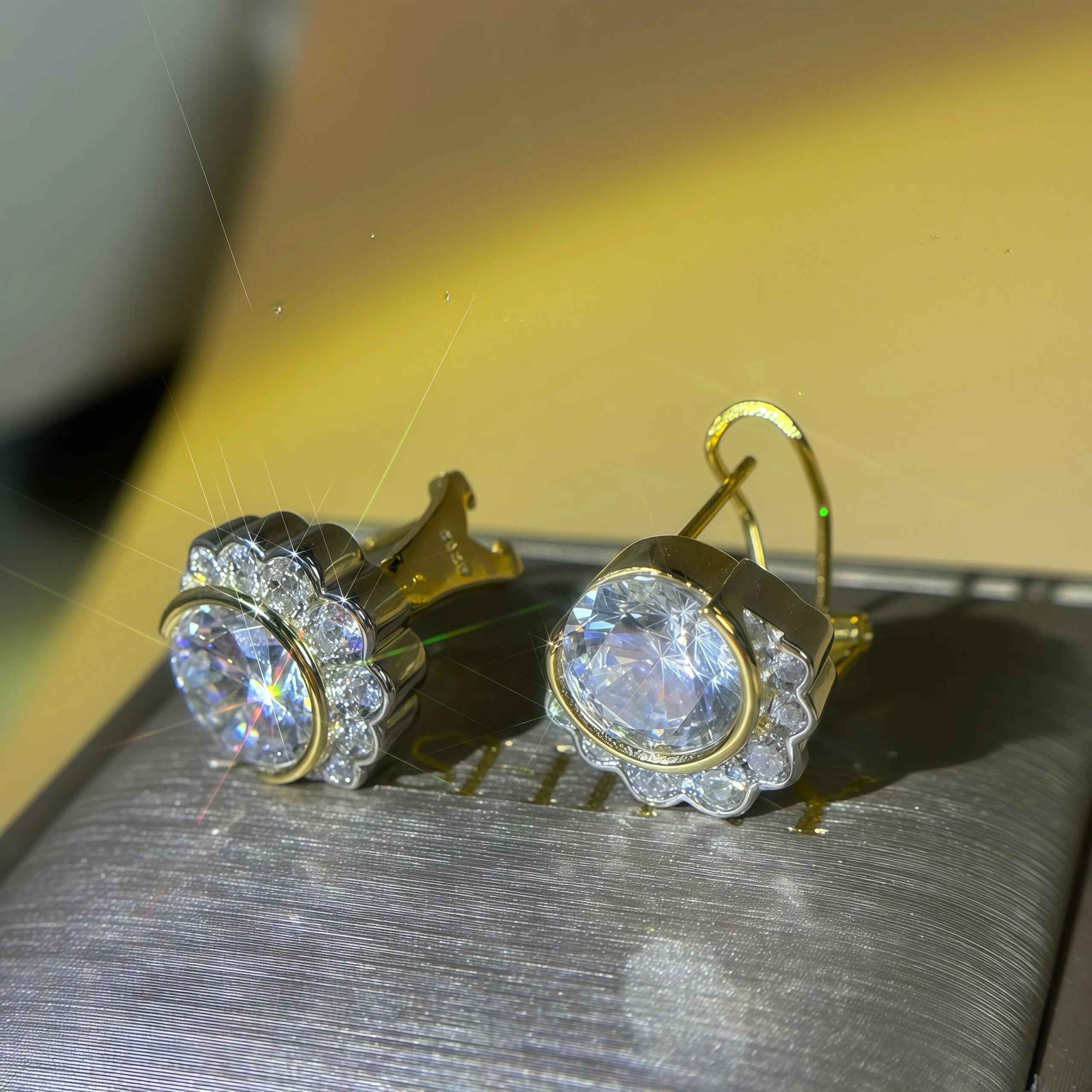 3.0ctw Antique European Gemstone Earrings-JOSHINY