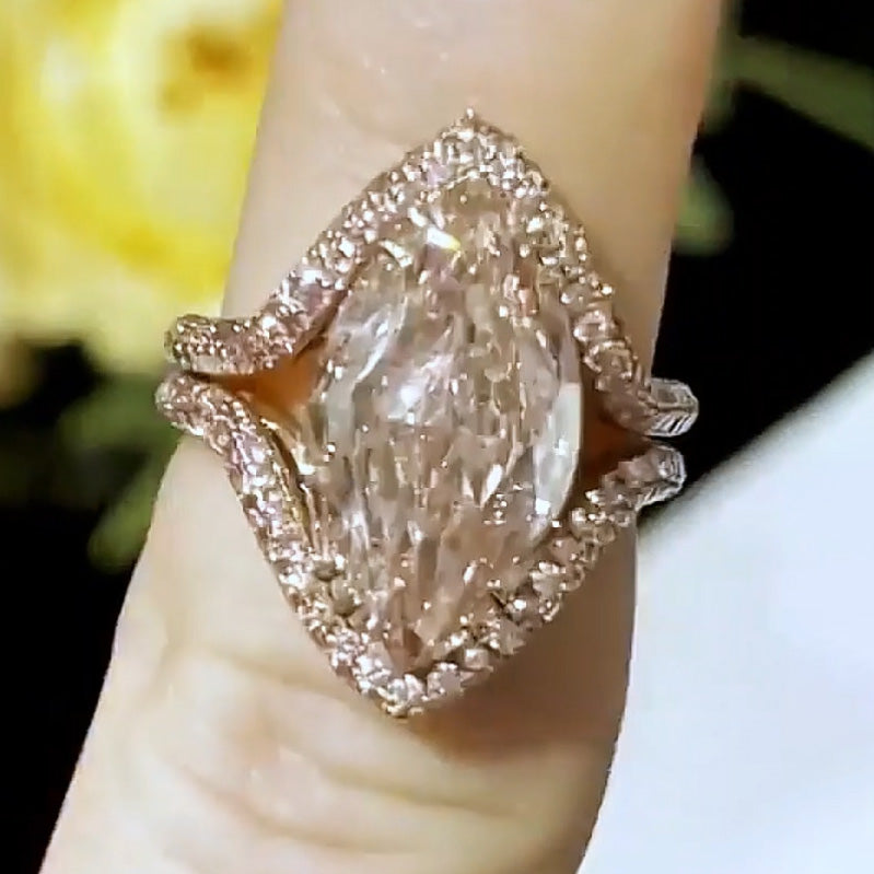 8ctw Marquise Cut Delicate and Gorgeous Ring-JOSHINY