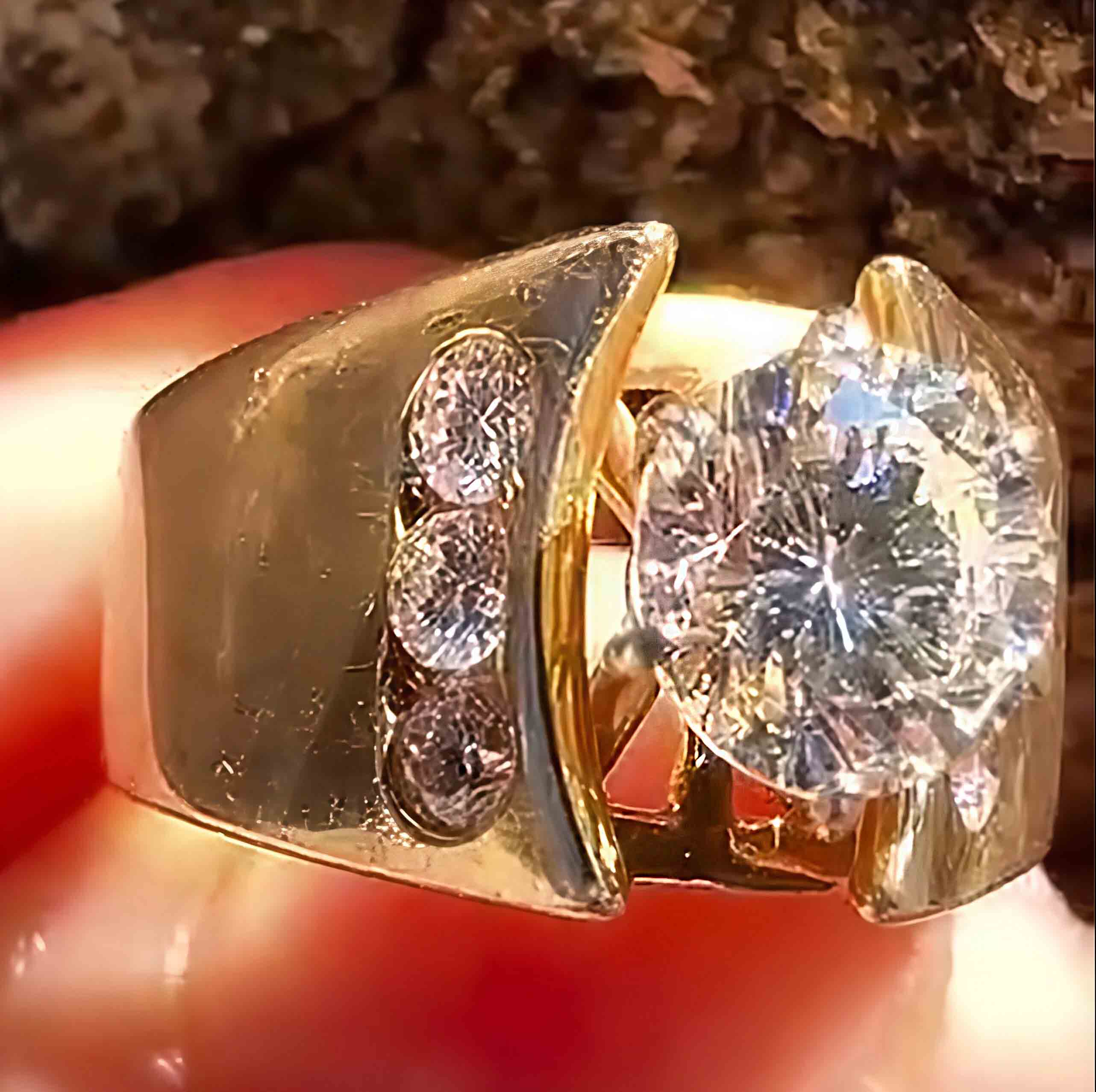 2.5Ctw Vintage Beautiful Gemstone Engagement Ring-JOSHINY