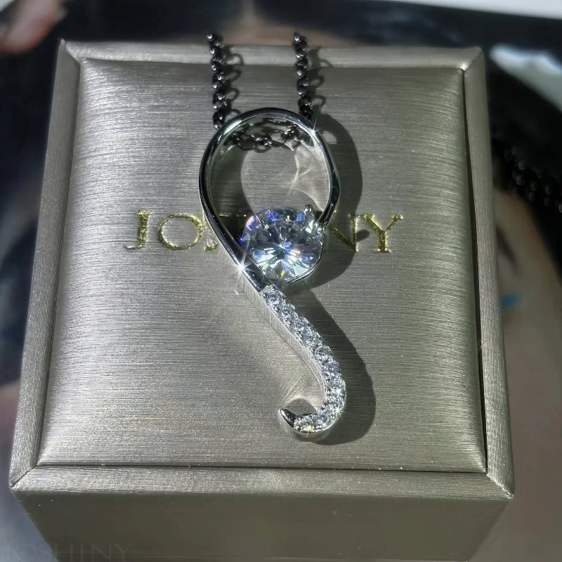 4.05ct Round Cut Elegant Pendant Necklace-JOSHINY