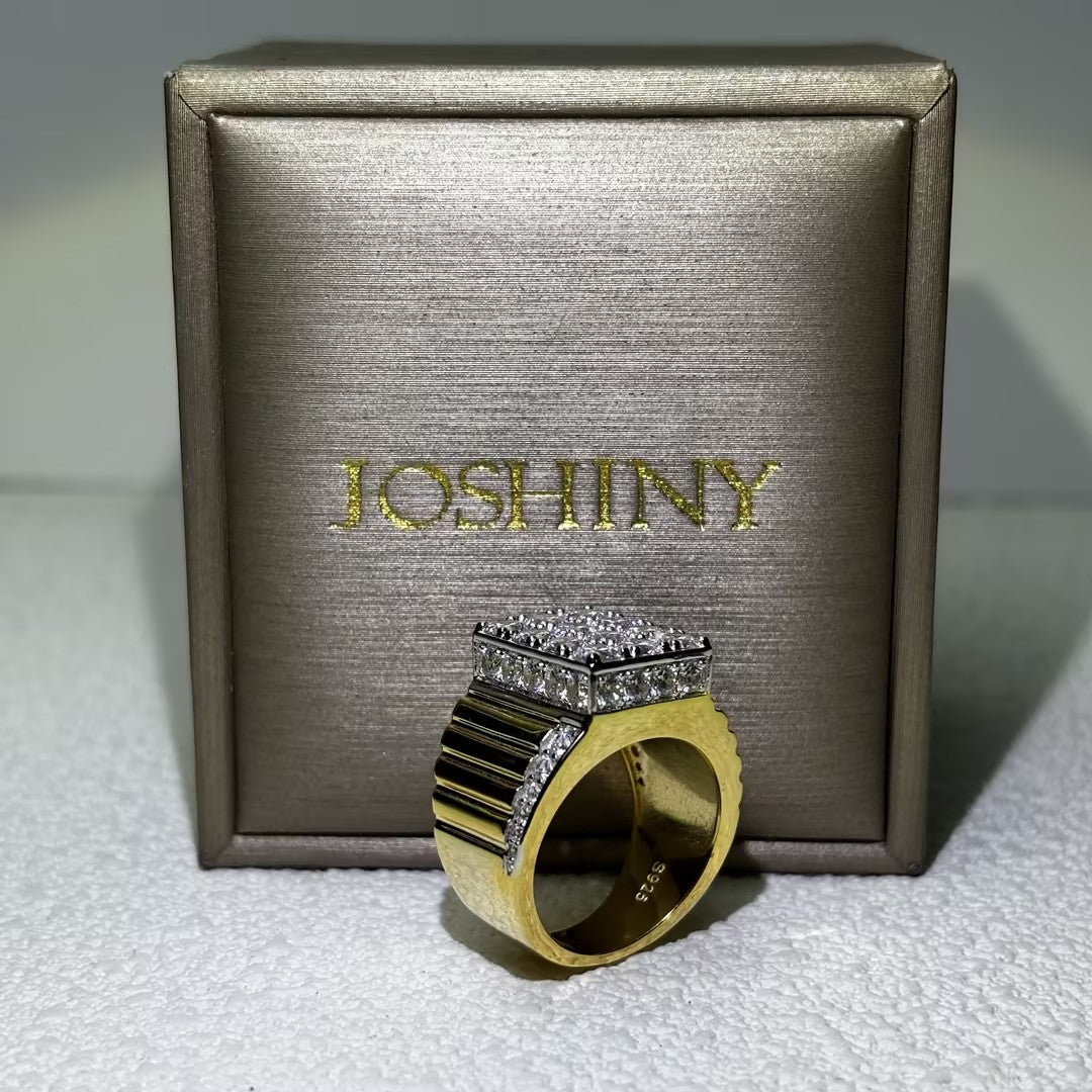 1.85Ctw Round Gemstone Revival Art Ring-JOSHINY