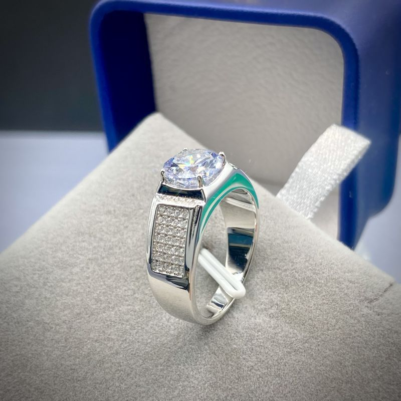 2ct Round Cut Men's Fine Quality Diamond Ring -JOSHINY
