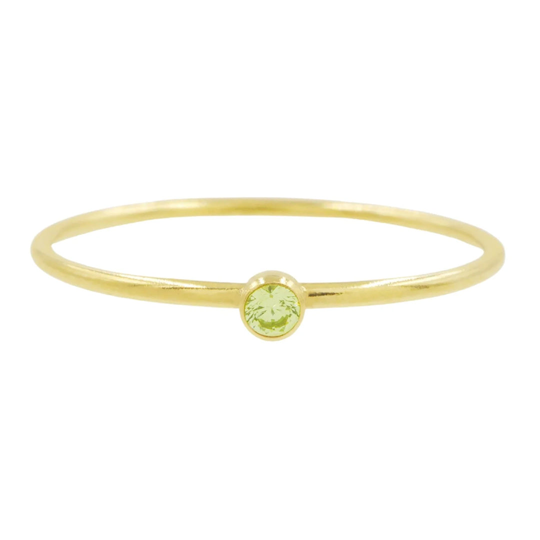 【Buy One Get One Free】1.0ct Round Cut Minimalist Birthstone Stacking Ring -JOSHINY