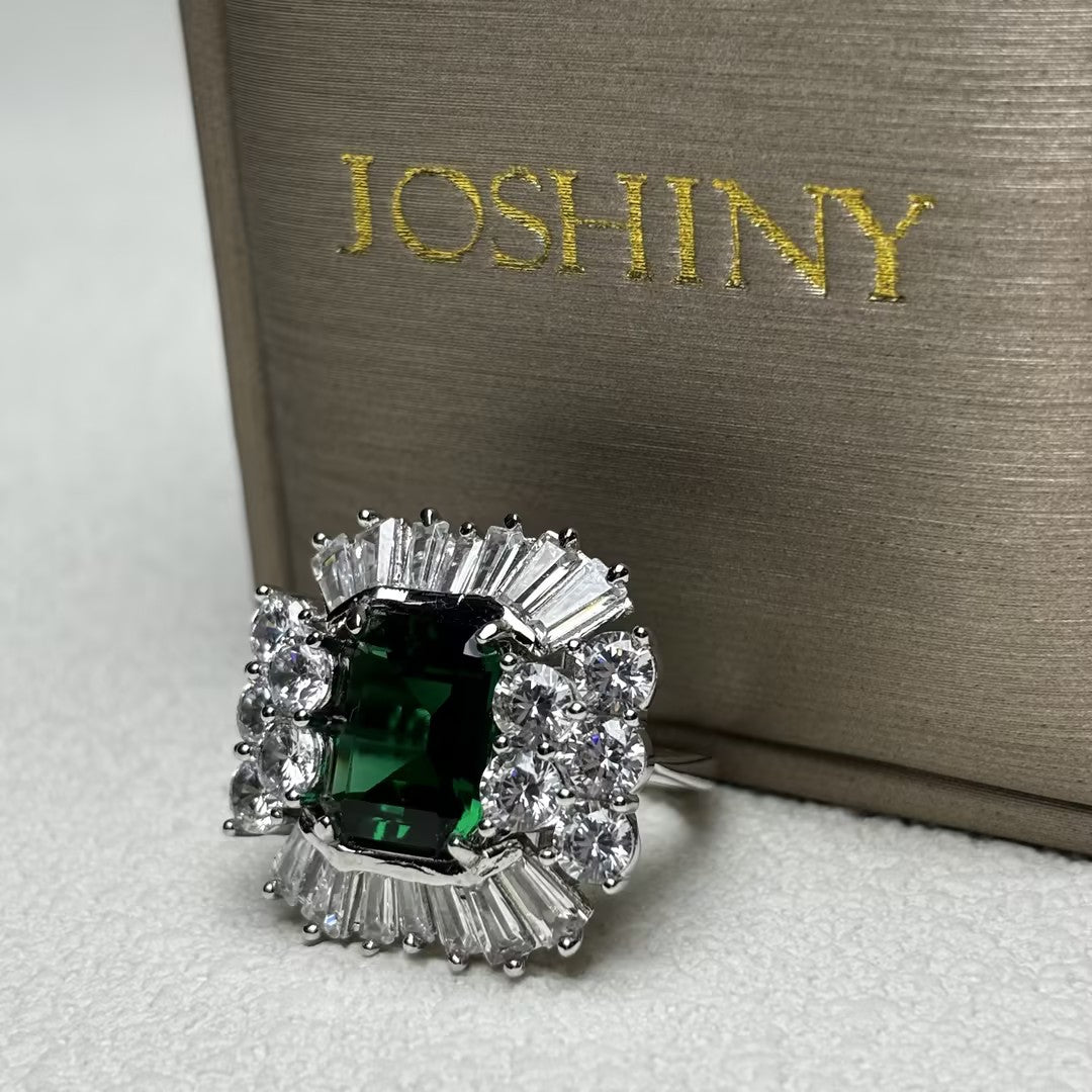 5.68Ctw Emerald Ring-JOSHINY