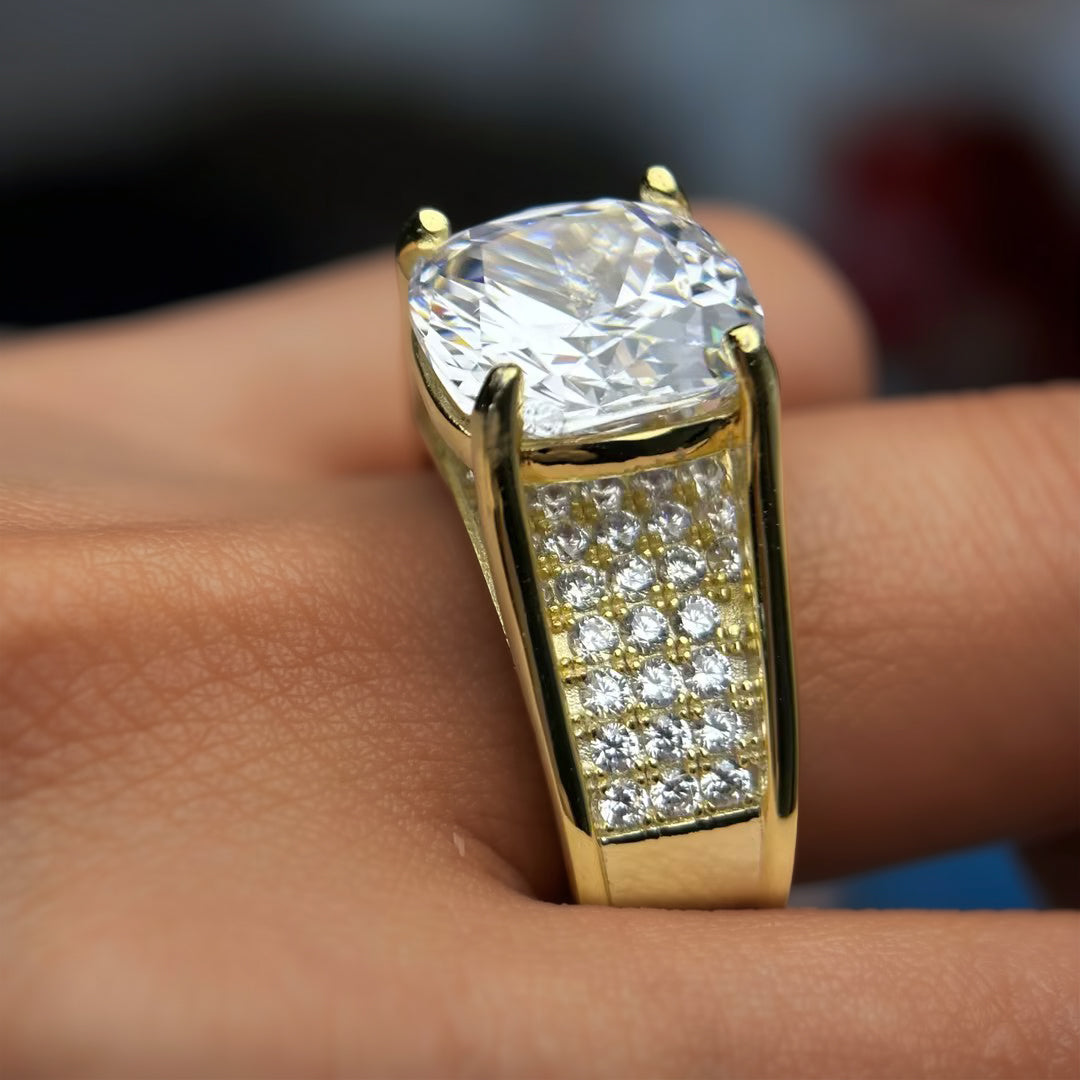 7ctw Cushion Cut Elevated Setting Luxury Engagement Ring -JOSHINY
