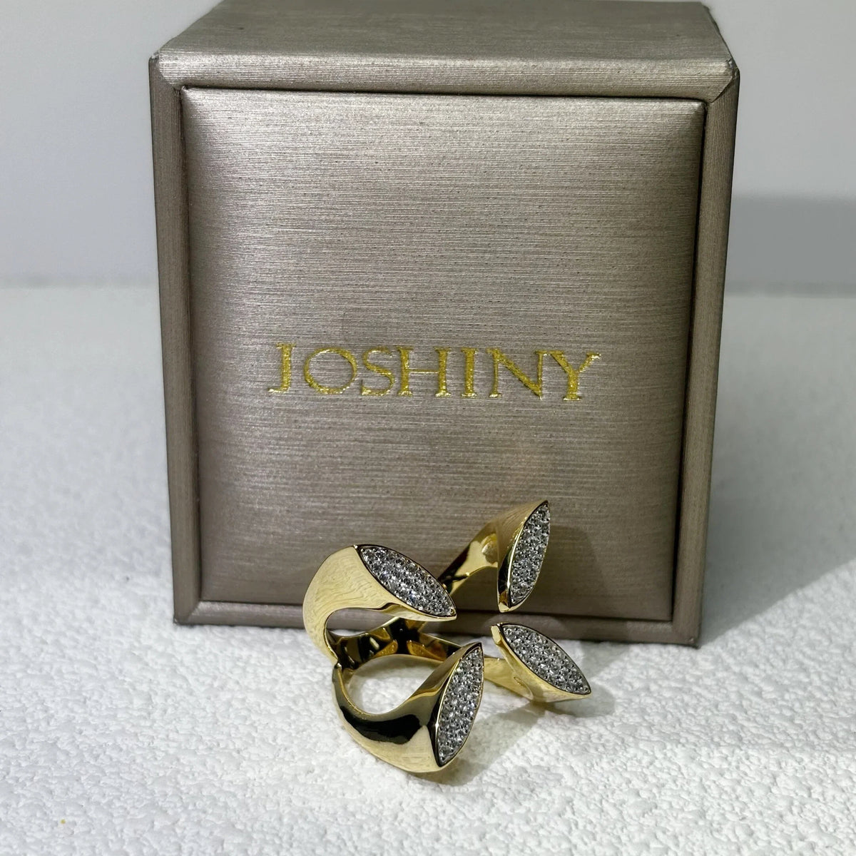 1 Ctw Round Cut White Cubic Zirconia 925 Sterling Silver Ring-JOSHINY