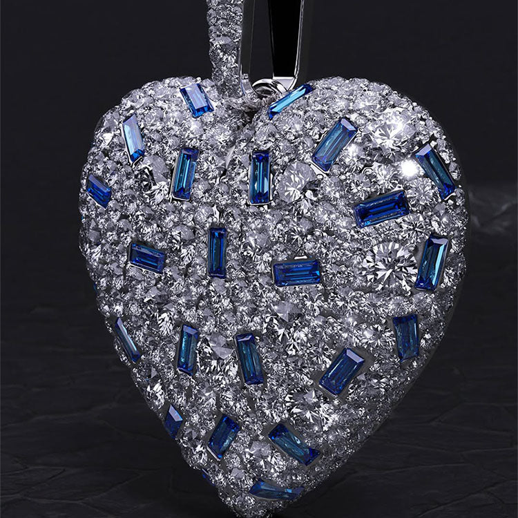 6.32Ctw ring with pavé setting of various cut gemstones -JOSHINY