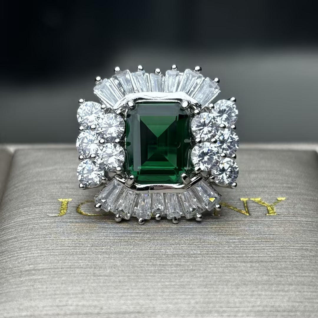 5.68Ctw Emerald Ring-JOSHINY