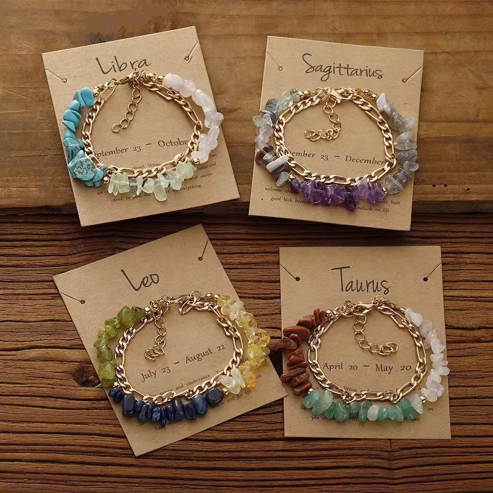 Constellation Healing Crystal Bracelet for Emotional Balance-JOSHINY