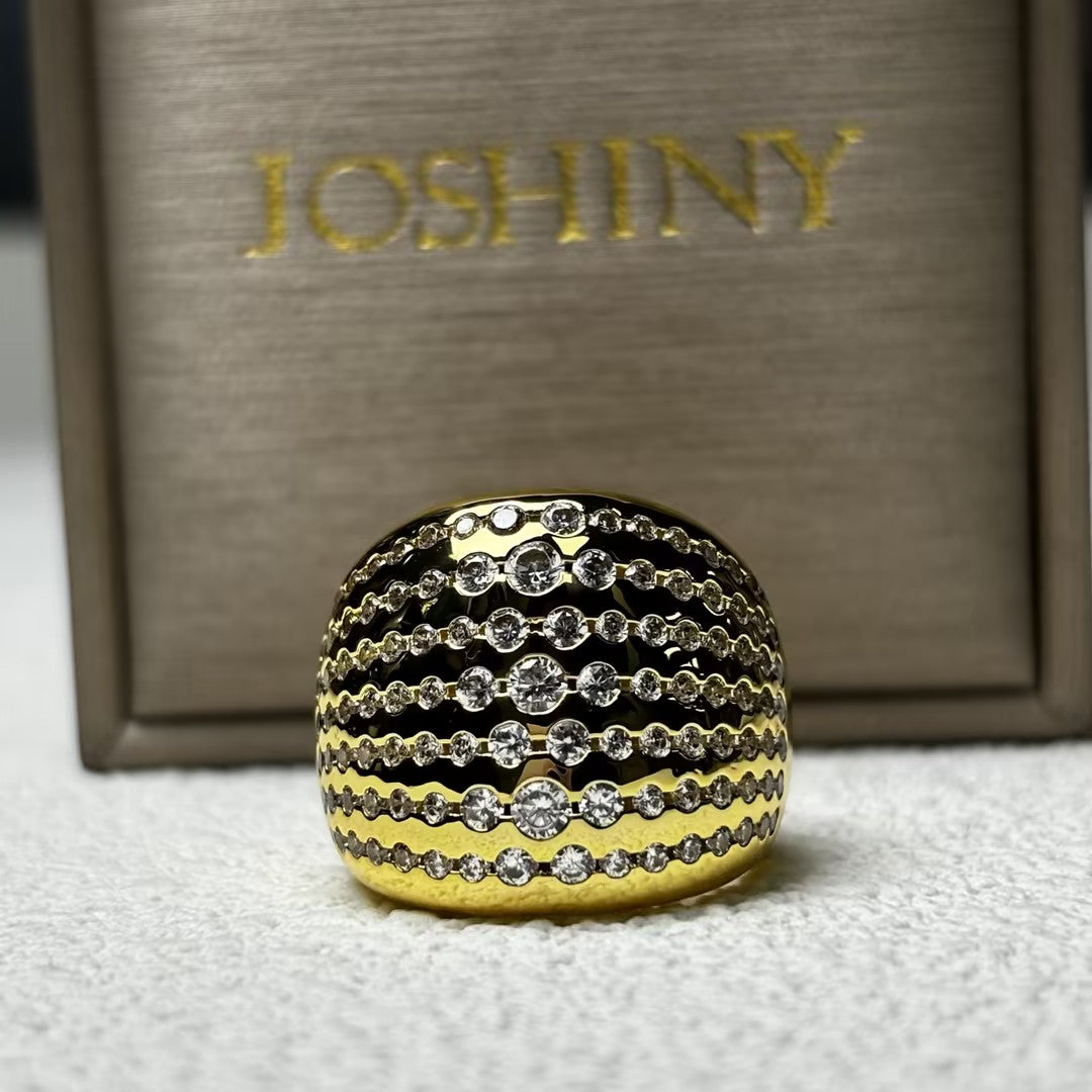 1.5ctw Invisible Setting Arch Ring-JOSHINY