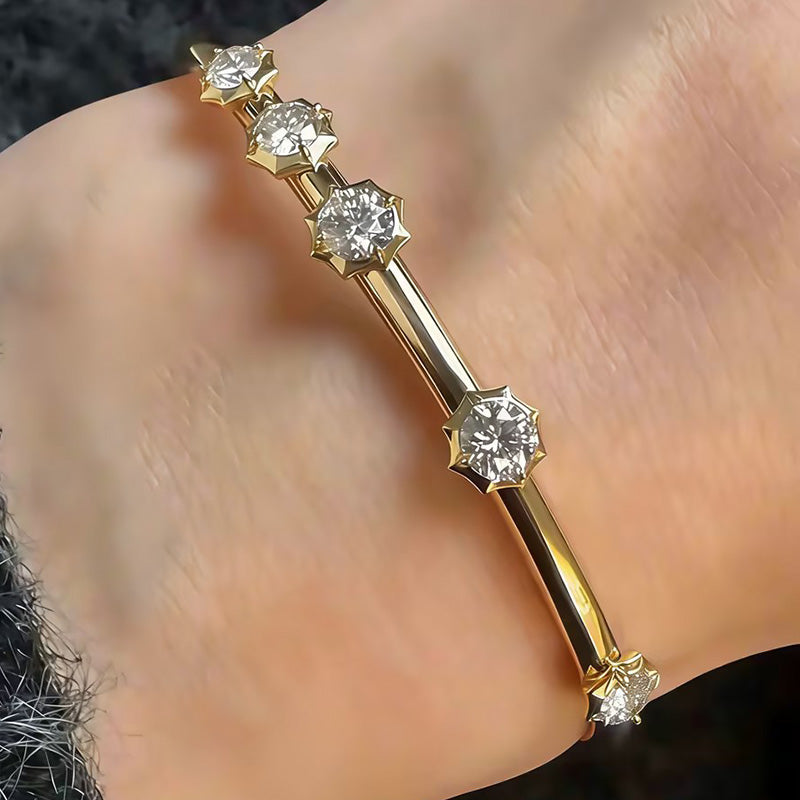 4Ctw Sparkling Starlight Bracelet-JOSHINY