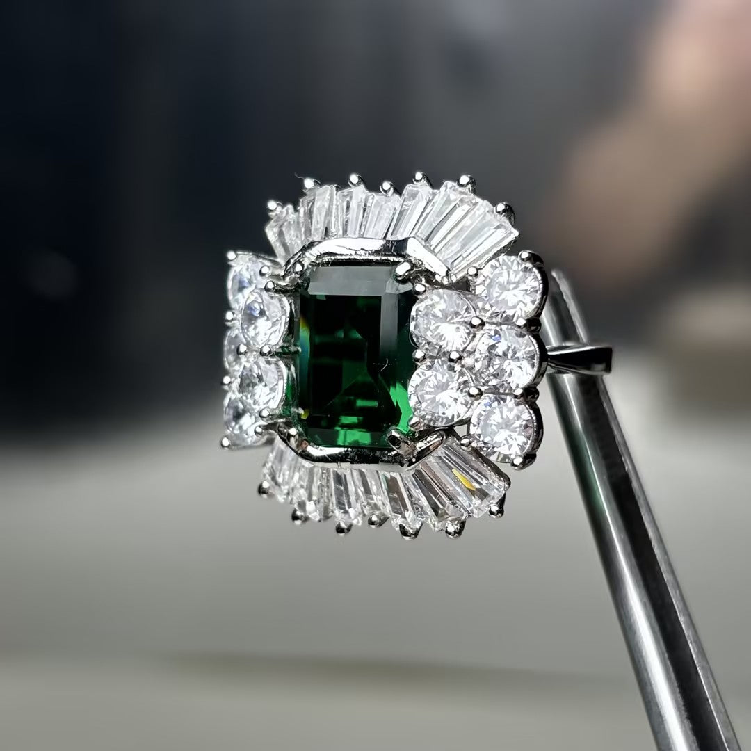 5.68Ctw Emerald Ring-JOSHINY