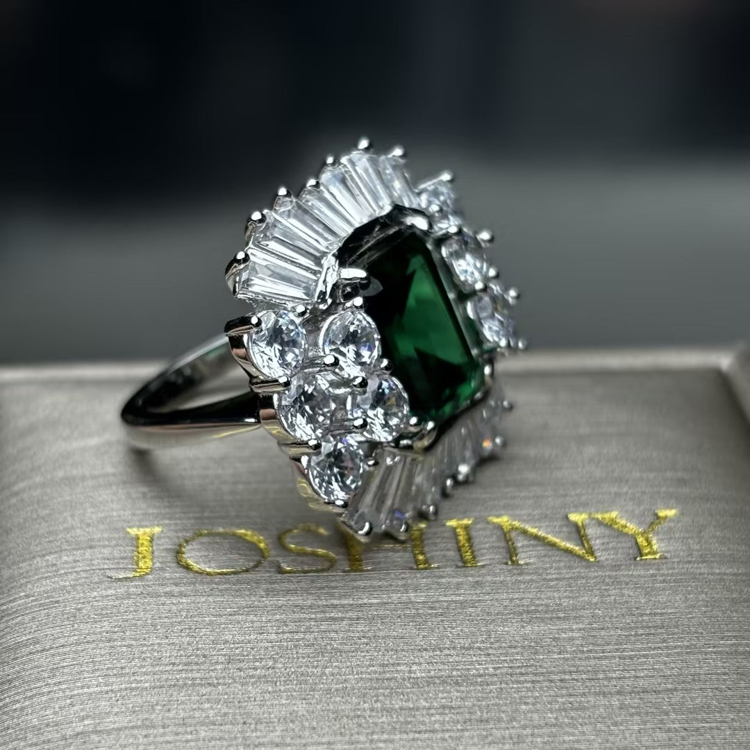 5.68Ctw Emerald Ring-JOSHINY