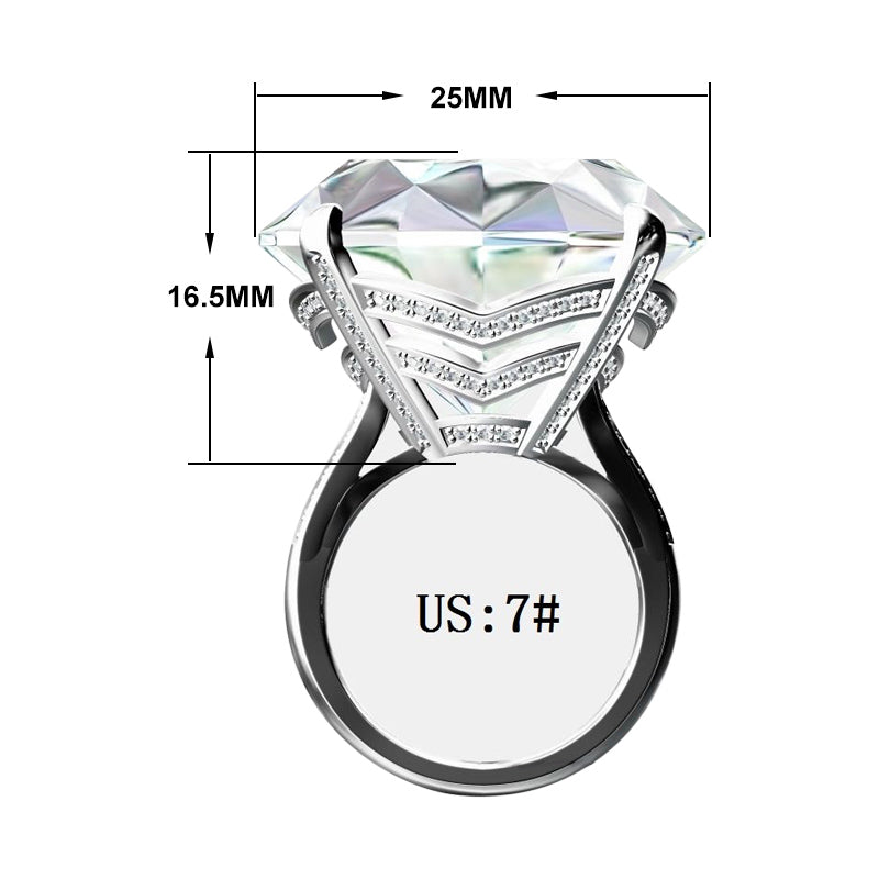 22ct Round Cut Luxury Diamond Ring -JOSHINY